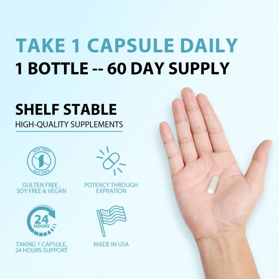 Glorifikation NMN Capsule con forza massima 500mg per dose, 60 capsule Glorifikation NMN Capsule con forza massima 500mg per dose, 60 capsule