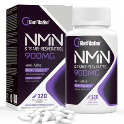 Glorifikation Sublinguali NMN Pasticche con Trans-Resveratrolo 900mg 120 Pasticche Glorifikation Sublinguali NMN Pasticche con Trans-Resveratrolo 900mg 120 Pasticche