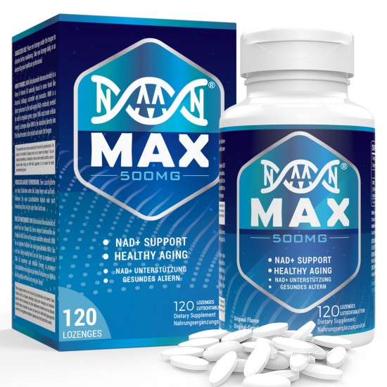 NAANMAX Sublingual NMN 500mg Lozenges 120 Tablets NAD+ Supplements