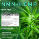 NMN PlUS Maximum Strength NMN Capsules with Hemp, 600mg Per Serving, 60 Capsules NMN PlUS Maximum Strength NMN Capsules with Hemp, 600mg Per Serving, 60 Capsules