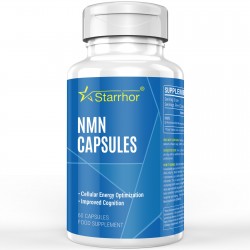 Starhonor NMN Cápsulas de Máxima Potencia 500mg 60 Cápsulas Starhonor NMN Cápsulas de Máxima Potencia 500mg 60 Cápsulas