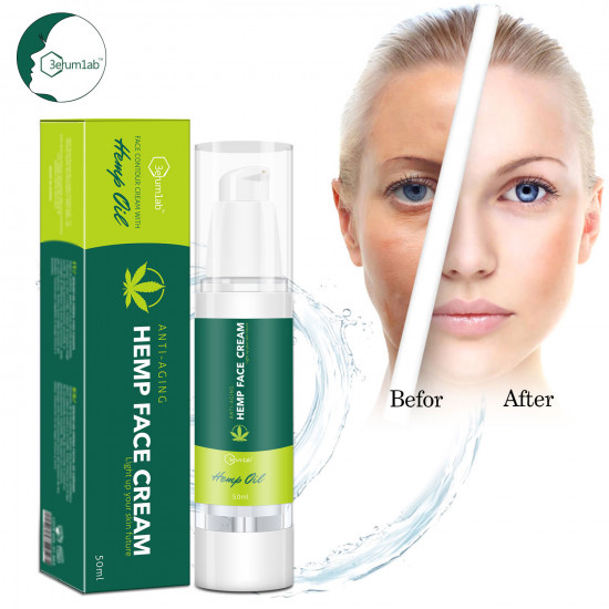 3erum1ab Hemp Face Cream, Anti-Wrinkle And Fine Lines, Anti-Aging Hemp Day Face and Neck Cream, Relieves Inflammation 3erum1ab Hemp Face Cream, Anti-Wrinkle And Fine Lines, Anti-Aging Hemp Day Face and Neck Cream, Relieves Inflammation
