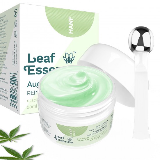 Leaf Essence Crema per gli occhi alla canapa, il miglior stick naturale per il massaggio antirughe