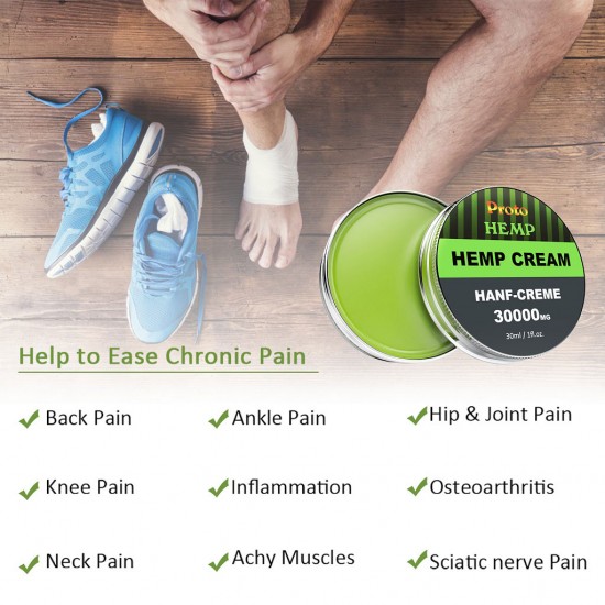 ProtoHemp anti-inflammatory hemp cream - pure hemp, 10% emu oil ProtoHemp anti-inflammatory hemp cream - pure hemp, 10% emu oil