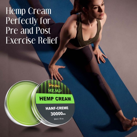ProtoHemp anti-inflammatory hemp cream - pure hemp, 10% emu oil ProtoHemp anti-inflammatory hemp cream - pure hemp, 10% emu oil