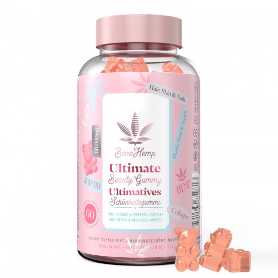 Benehemp hair vitamin gummies 15000mcg biotin, Revolutionary formula Benehemp hair vitamin gummies 15000mcg biotin, Revolutionary formula
