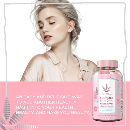 Benehemp hair vitamin gummies 15000mcg biotin, Revolutionary formula Benehemp hair vitamin gummies 15000mcg biotin, Revolutionary formula