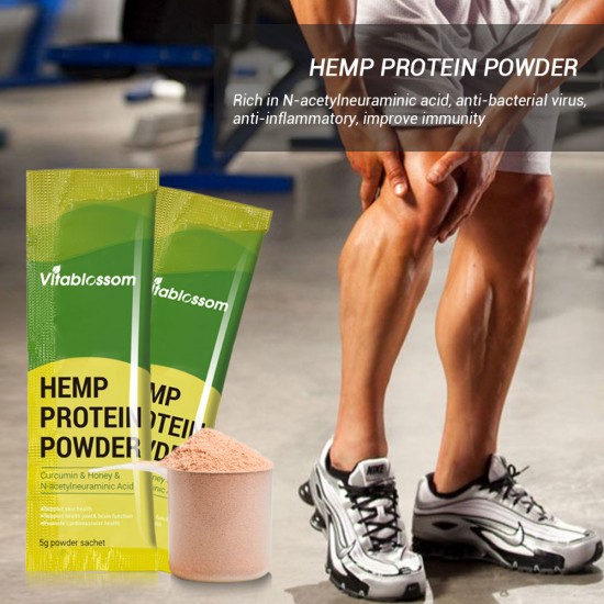 Vitablossom Hemp Protein Powder, USDA Organic 100g (5g*20 sachets) Vitablossom Hemp Protein Powder, USDA Organic 100g (5g*20 sachets)