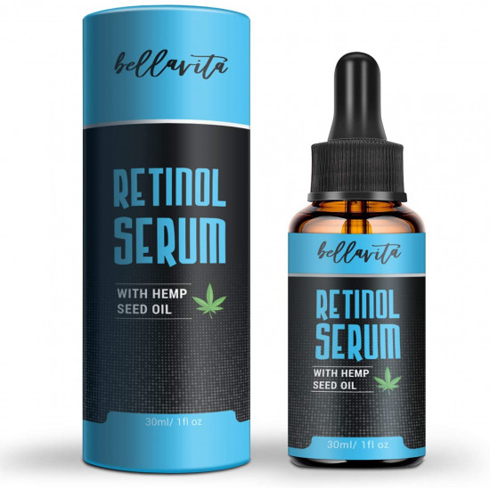 Bellavita Hemp Retinol Serum with Hemp Seed Oil, Anti Aging, Anti-inflammatory Bellavita Hemp Retinol Serum with Hemp Seed Oil, Anti Aging, Anti-inflammatory