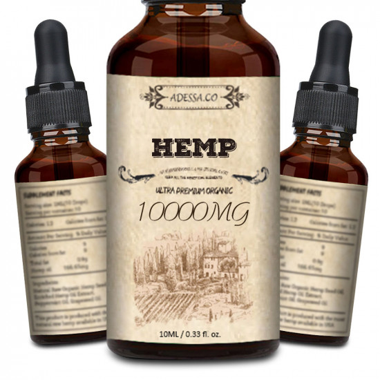 ADESSA.CO 10000mg High Strength Hemp Extract, Broad Spectrum Extract Hemp Oil, Made in Slovenia ADESSA.CO 10000mg High Strength Hemp Extract, Broad Spectrum Extract Hemp Oil, Made in Slovenia