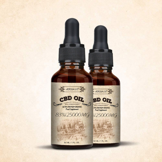 ADESSA.CO C-B-D oil Drops, 25000mg 83% 30ml, Made in Slovenia, New formula ADESSA.CO C-B-D oil Drops, 25000mg 83% 30ml, Made in Slovenia, New formula