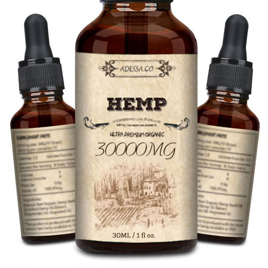 ADESSA.CO 30000mg High Strength Hemp Extract, Broad Spectrum Extract Hemp Oil, Made in Slovenia ADESSA.CO 30000mg High Strength Hemp Extract, Broad Spectrum Extract Hemp Oil, Made in Slovenia