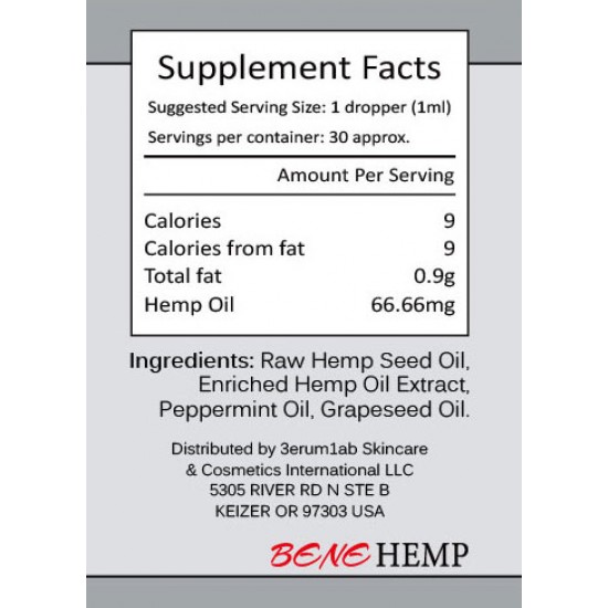 BENEHEMP Hemp Oil Drops, Broad Spectrum Extract Hemp Oil(2000mg) BENEHEMP Hemp Oil Drops, Broad Spectrum Extract Hemp Oil(2000mg)