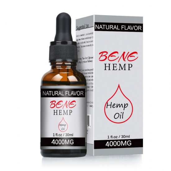 BENEHEMP Hemp Oil Drops, Great for Anxiety Pain Relief Sleep Support(4000mg)