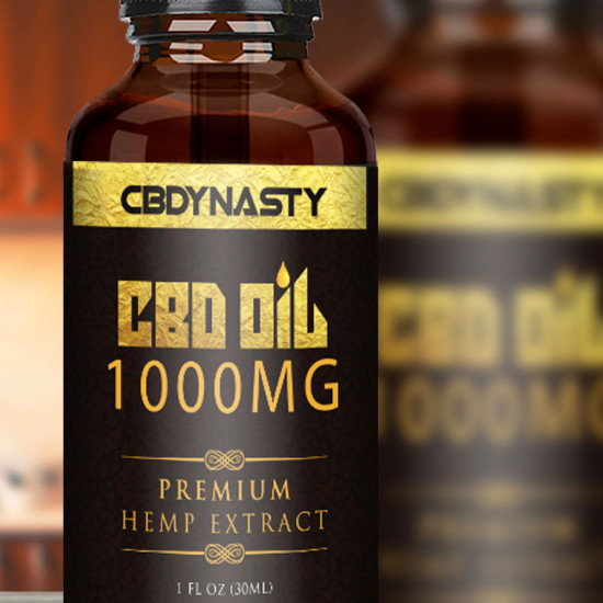 CB-DYNASTY Broad Spectrum Extract Hemp Oil 30ml, High Strength Hemp Extract, 1000mg Made in USA