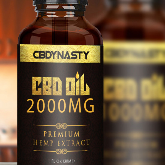 CB-DYNASTY Broad Spectrum Extract Hemp Oil 2000mg, High Strength Hemp Extract, 30ml Made in USA