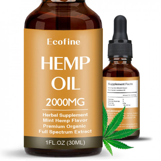 Ecofine 2000mg 30ml Broad Spectrum Hemp Oil, High Strength Extract Pure Organic Hemp Oil - Made in USA Ecofine 2000mg 30ml Broad Spectrum Hemp Oil, High Strength Extract Pure Organic Hemp Oil - Made in USA