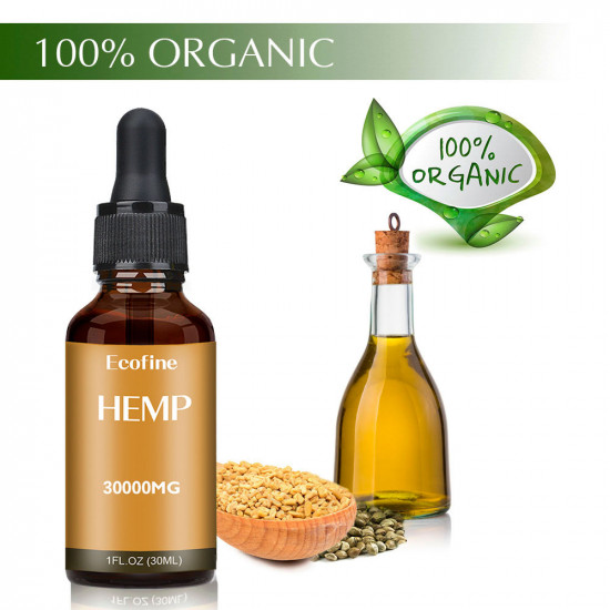 Ecofine hemp oil drops 95% 30000mg 30ml