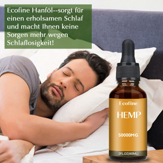 Ecofine Hanföl Tropfen 50000mg/60000mg 60ml, hergestellt in USA