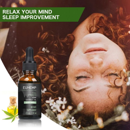 EUHEMP Broad Spectrum Hemp Oil Drops 5000MG, Dropper Included, 30ML EUHEMP Broad Spectrum Hemp Oil Drops 5000MG, Dropper Included, 30ML