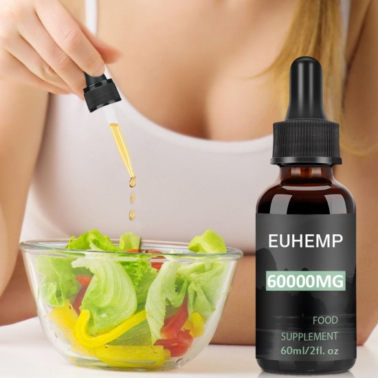EUHEMP Hemp Oil Drops 60000MG 90% 60ml