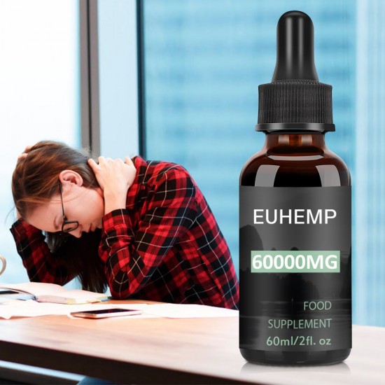 EUHEMP Aceite de cáñamo en gotas 60000MG 90% 60ml