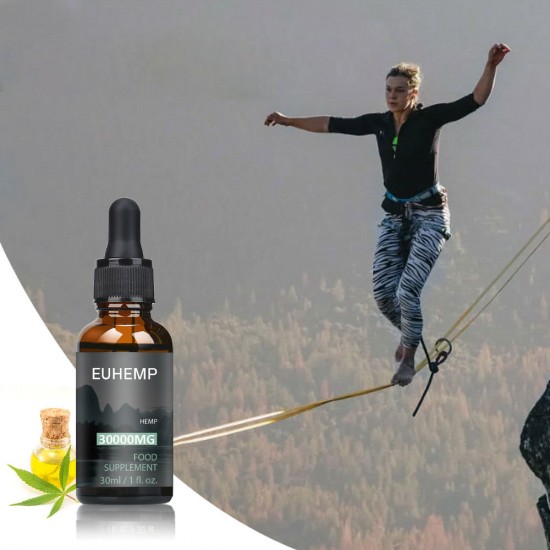 Hemp Oil Drops 30000mg/ 50000mg, Full Strength,30ML - EUHEMP Oil