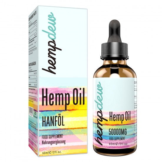 Hempdew Hemp Oil Drops 45000mg/ 50000mg/ 60000mg 60ml