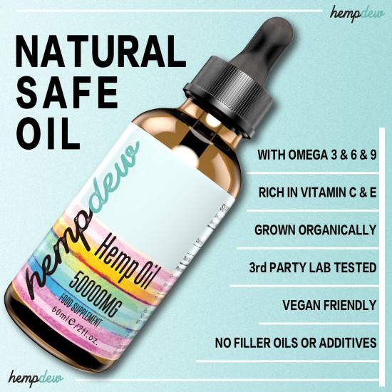 Hempdew Hemp Oil Drops 45000mg/ 50000mg/ 60000mg 60ml Hempdew Hemp Oil Drops 45000mg/ 50000mg/ 60000mg 60ml