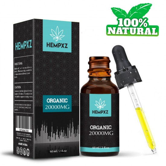 HEMPXZ 50000mg 83% 60ml Estratto di canapa a ampio spettro, olio di canapa naturale per un sonno migliore - Prodotto negli Stati Uniti