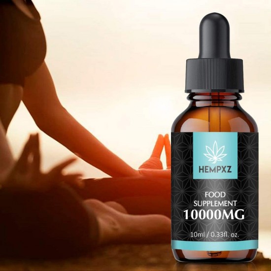 HEMPXZ Natural Hemp Oil 10000mg for Better Sleep, Mood & Stress - Improve Health - Made in USA