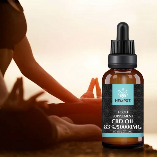 HEMPXZ C-B-D Oil Drops, 50000mg 83% 60ml, Made in USA HEMPXZ C-B-D Oil Drops, 50000mg 83% 60ml, Made in USA