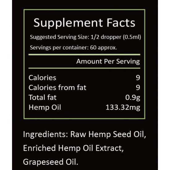 NEOHEMP Hemp Oil Drops 4000mg 30ml 4%, Mirror.co.uk Recommend