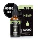 NeoHemp Gocce di Olio di Canapa 50000mg/60000mg 60ml, Aiuta a Ridurre lo Stress, L'ansia e il Dolore ((50000mg,60000mg )