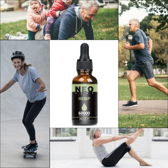 NeoHemp Hemp Oil Drops 50000mg/60000mg 60ml