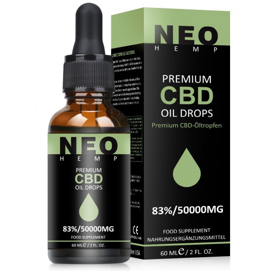 NEOHEMP C-B-D Oil Drops 83% 50000mg 60ml NEOHEMP C-B-D Oil Drops 83% 50000mg 60ml