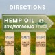 Novads Hemp Oil Drops, 50000mg/80000mg 83% 60ml, New formula ( Please Note: UK version of hemp oil drops expires in one month (1st April)