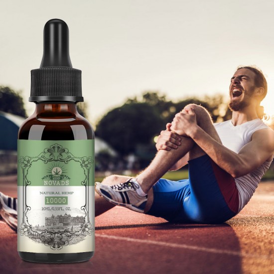 Novads Hemp oil Drops, 10000mg 10ml (3bottles)