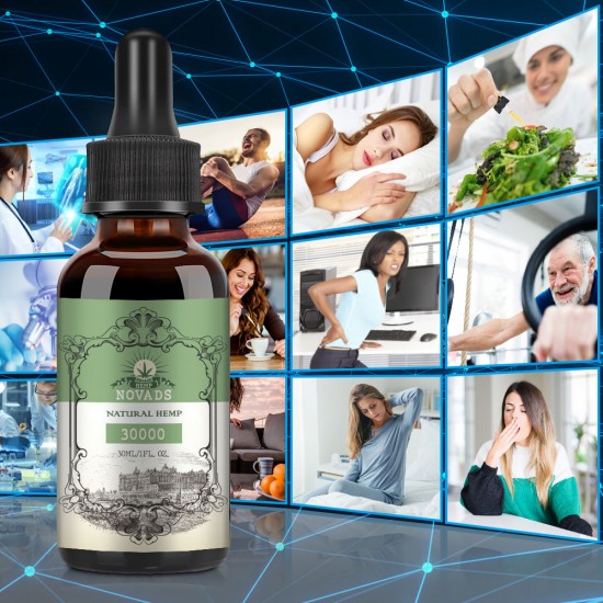 Novads Hemp oil Drops, 15000mg 30ml Novads Hemp oil Drops, 15000mg 30ml