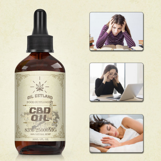 Oil Estland C-B-D Gocce di Olio, 25000mg 83% 30ml, Nuova Formula Oil Estland C-B-D Gocce di Olio, 25000mg 83% 30ml, Nuova Formula