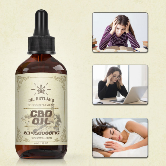 Oil Estland C-B-D oil Drops, 50000mg 83% 60ml, New Formula Oil Estland C-B-D oil Drops, 50000mg 83% 60ml, New Formula