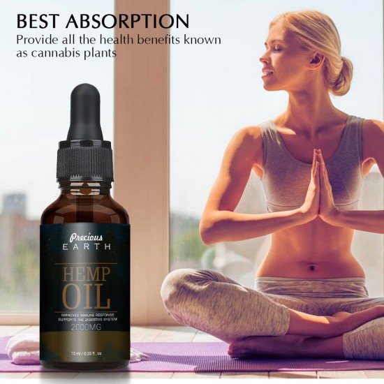 Precious Earth 2000mg, Broad Spectrum Hemp Oil Extract, Premium Organic Extracts, Made in USA Precious Earth 2000mg, Broad Spectrum Hemp Oil Extract, Premium Organic Extracts, Made in USA