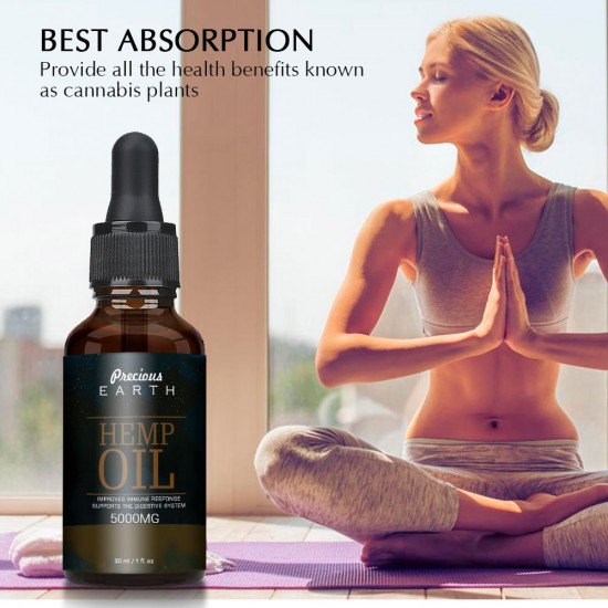 Precious Earth 5000mg, Broad Spectrum Hemp Oil Extract, Premium Organic Extracts, Made in USA Precious Earth 5000mg, Broad Spectrum Hemp Oil Extract, Premium Organic Extracts, Made in USA