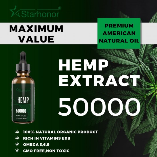 Starhonor Hemp Oil 50000mg/60000mg/80000mg/100000mg 60ml, High Strength Hemp Extract, Made in USA Starhonor Hemp Oil 50000mg/60000mg/80000mg/100000mg 60ml, High Strength Hemp Extract, Made in USA