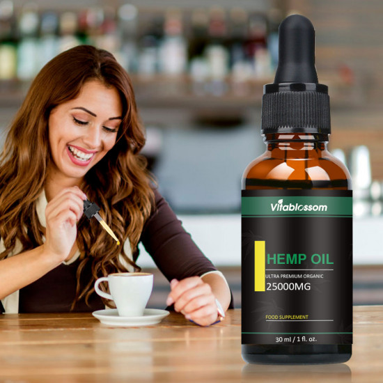 Vitablossom Olio di Canapa in Gocce, 25000mg 83% 30ml Vitablossom Olio di Canapa in Gocce, 25000mg 83% 30ml
