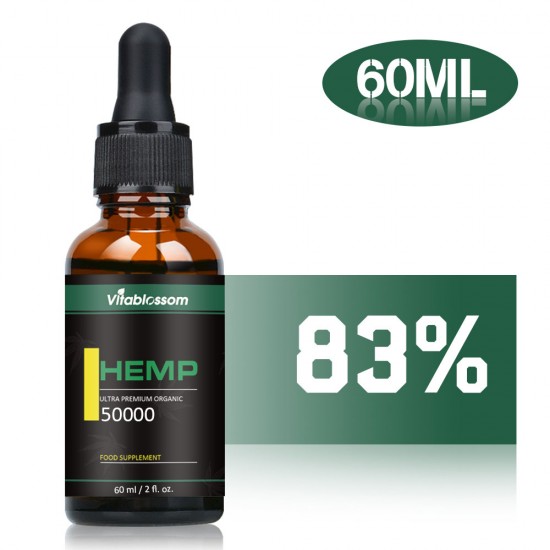 Vitablossom Hemp Oil Drops 50000mg 60ml Vitablossom Hemp Oil Drops 50000mg 60ml