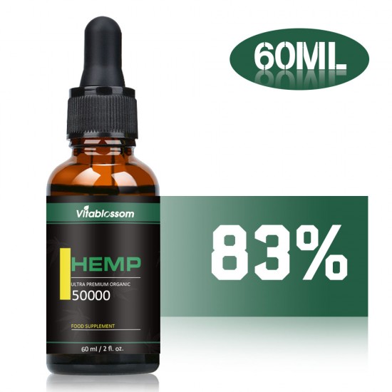 Vitablossom Hemp Oil Drops 50000mg/60000mg 60ml