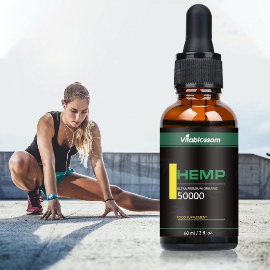 Vitablossom Hemp Oil Drops 50000mg 60ml Vitablossom Hemp Oil Drops 50000mg 60ml