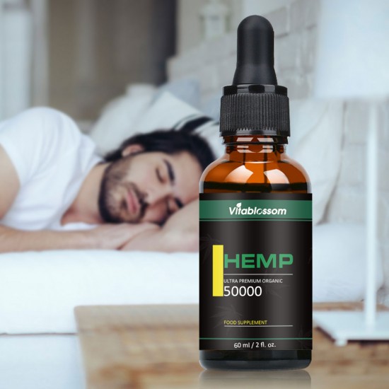 Vitablossom Hemp Oil Drops 50000mg 60ml Vitablossom Hemp Oil Drops 50000mg 60ml