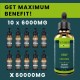 Vitamin Shower Broad Spectrum Hemp Oil Drops, High Strength Hemp Extract(60000 mg)